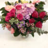 This wild flower jar looks straight from the royal garden! Featuring spray
