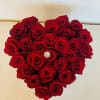 Our Heart box features red roses in a classy white box! There&rsquo;s