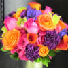 A little of everything in this jewel-toned Bridal Bouquet, our exclusive design
