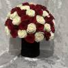 50 Roses, 25 Red and 25 White roses