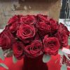   25 Red Roses arranged in  beautiful vase 