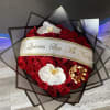 All red rose bouquet , can also be Mae in any other