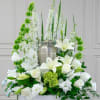 This urn surround is a stunning memorial to surround a loved one's