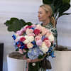 Make someone smile wider with a Papillon bouquet . Luxurious bouquet for