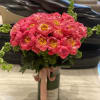 Beautiful peonies in a vase. Peony is a symbol of love, wealth