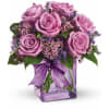 Shades of purple are in perfect harmony in this profoundly pretty arrangement.