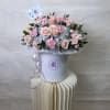 Serenity Bloom &ndash; A graceful and delicate arrangement of soft pink roses