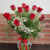 Red Rose&#039;s in a vase always make someone happy they came 3