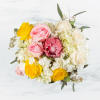 The Pink Ice Protea create brings a hint of the tropics in