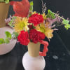 This Cute, Vibrant Flower arrangement is so dreamy with bold colors. 