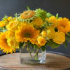 &ldquo;And the yellow sunflower by the brook, in autumn beauty stood.&rdquo;
― William