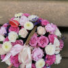 Premium flowers mixed basket