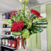 3 Bundles of Love Bouquet: 3 Dozens of love roses arrangement accented