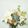 This pastel-colored arrangement is a wonderful way to show your love and