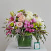Roses , white hydrangeas , lilies spray , wax , spray roses