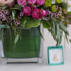Roses , white hydrangeas , lilies spray , wax , spray roses
