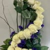 12 roses designed in an elegant and sympathetic way to show people