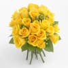 Bright and sunny. Yellow roses are sure to make your special recipient
