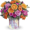 Joyful roses and gerberas bring happiness wherever they go! Especially when presented