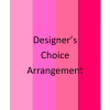 Designer&#039;s Choice arrangement of mixed pinks.