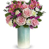 Nothing&#039;s prettier than soft pinks and sparkling aqua! Treat their senses with