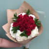 Give the gift of love with roses and hydrangea elegantly designed in