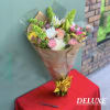 Breath in the freshness of the summer aromatic bouquet of flowers filled