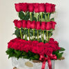 Step into a world of floral beauty with our Red Velvet Tower.