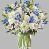 A sincerity of sentiment means so much to those grieving. The arrangement