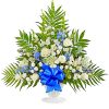 Offer comfort and tranquility with a truly special display. The floor basket