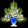 Offer comfort and tranquility with a truly special display. The floor basket