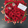 2 dozen roses arranged in a modern box perfect for SOMEONE YOU
