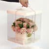 This is a very elegant and Modern style flower arrangement. In comes
