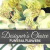 Our Designer's Choice Funeral Arrangement is a thoughtful and elegant tribute, crafted