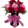 Brighten any space with our Blush &amp; Bloom Delight vase arrangement, a