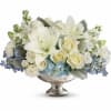 As magical and unforgettable as an elegant affair! Creamy roses and snow
