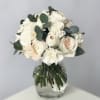 Classic round bridal bouquet.