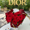 The Eternal Love Heart Arrangement is a breathtaking floral masterpiece, meticulously designed