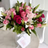 The Romantic Harmony Vase is a timeless and elegant arrangement, perfect for