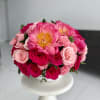 The Bold Grand Peonies Elegance Vase is a striking and luxurious floral