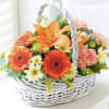 &quot;Garden Basket,&quot; a stunning arrangement bursting with color and life. This exquisite