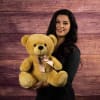 Cute joyful face, soft plushy fur and bright vibrant colors.

Size - 14