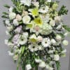 Share your feelings with this bountiful, full standing spray sympathy flowers.