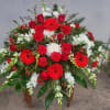 This beautiful red &amp; white spray will deliver strength and wisdom to