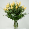 Bring sunshine inside with these beautiful 24 long stem yellow roses. A