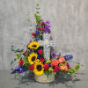 Honor a life best lived with this elegant sympathy arrangement, thoughtfully designed