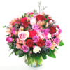 Mix of red and pink: roses, carnations, and alstromerias! Send the absolute