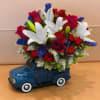  PATRIOTIC FORD TRUCK ARRANGEMENT - PREMIUM  BY TWIN TOWERS FLORIST