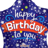 Happy Birthday Mylar Balloon 18in Aluminum Inflated Balloons
