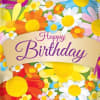 Happy Birthday Mylar Balloon 18in Aluminum Inflated Balloons